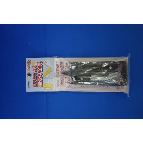 TANNER 棚受金具 [TANNER854-203] 折りたたみ式棚受金具150mm色 黒1組 2...