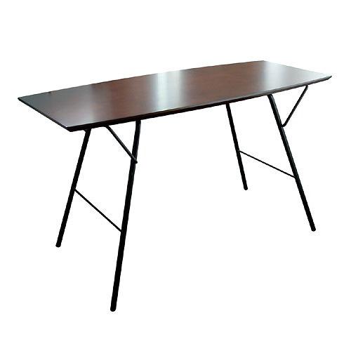 トラスバレルテーブル 幅125cm  ダークブラウン/ブラック [TBT-1250TD] 机 ルネセ...