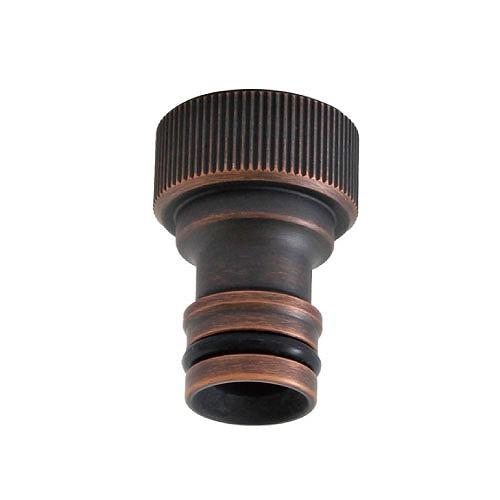 水栓柱 ジラーレ専用ホースアダプター ブロンズメッキ [TK3-HSADB] エクステリア ガーデン...