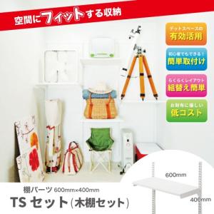 フィットラックエフ 棚パーツ TSセット 木棚セット [TS6040G] サイズ 幅600×奥行400 ×高さ18mm 収納システム 超PayPay祭