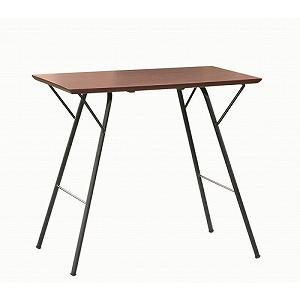 トラス スクエアテーブル ダークブラウン/ブラック [TST-7550TD] 机 ルネセイコウ メー...