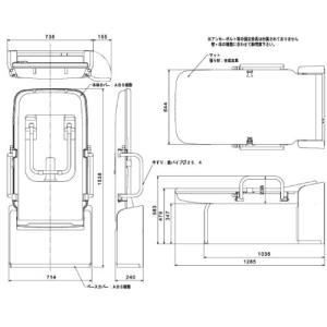 介助シート Combi ユニバーサルシート縦型...の詳細画像2