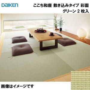 和紙畳 ここち和座 敷き込みタイプ 2枚入り 大建 DAIKEN [YQ5004-2] 彩