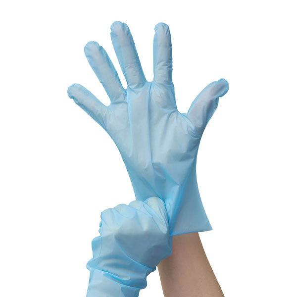 使い捨て手袋 衛生日用 コロナ対策 感染対策 タケトラ　ポリエチレン手袋ストレッチタイプM