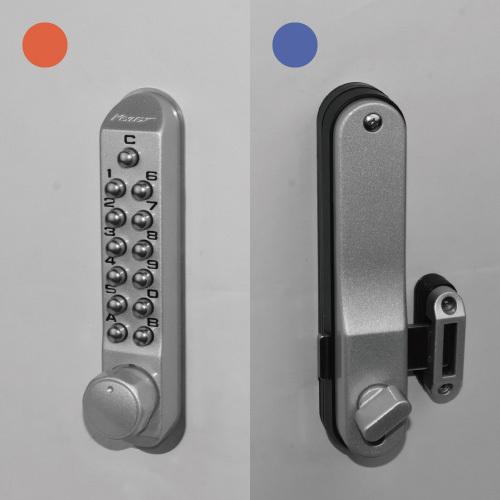 KEYLEX キーレックス 500 K582TA-1 047交換対応 面付本締錠 片面ボタン式 エア...