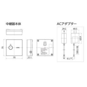 MIWA PiACK Wi-Fi/BLE変換中継器の詳細画像2