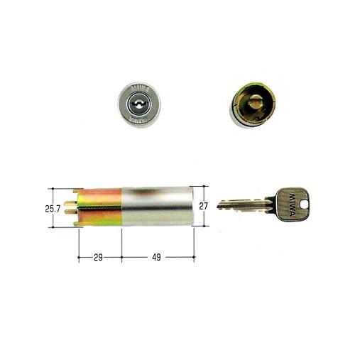 美和ロック（MIWA） U9 HP-40HSG1.CY ST DT（扉厚）33〜36mm U9シリン...