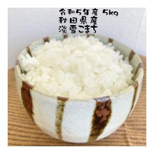 米 5kg 淡雪こまち 減農薬・減化学肥料栽培 秋田県産 令和5年産