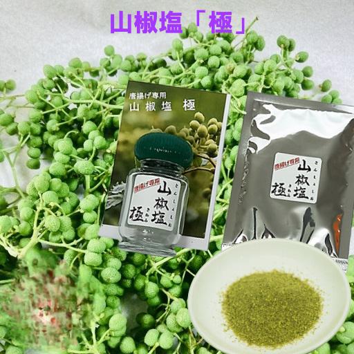 山椒塩 15ｇ 粉山椒 容器付き 唐揚げ専用 調味料 焼き塩 送料無料 おいしい 痺れる辛味