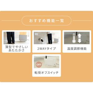 ヒーター ミニパネルヒーター 薄型 温度調節 ...の詳細画像2