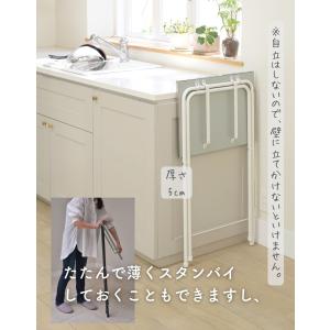 サイドテーブル 折りたたみテーブル キッチン ...の詳細画像3