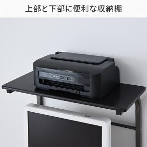 パソコンデスク 収納棚 スライド棚 省スペース...の詳細画像3
