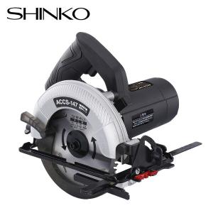 新興製作所 電気丸ノコ チップソー165mm ブレーキ付 ACCS-165 ブラック