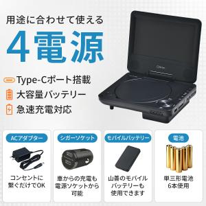 ポータブルDVDプレーヤー 本体 7型 7イン...の詳細画像2