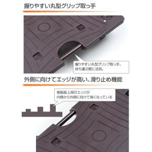 スマート連結平台車(大) エラストマーキャスタ...の詳細画像4