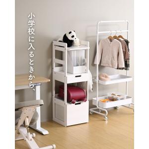 ランドセルラック パイン材 A4対応 絵本 本...の詳細画像1