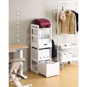 ランドセルラック パイン材 A4対応 絵本 本...の詳細画像2