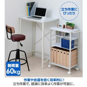 コンセント付き スタンディングデスク 幅70 ...の詳細画像1