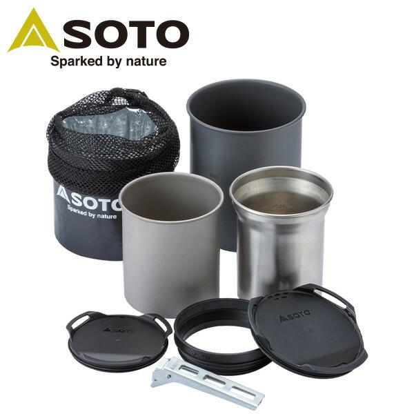 SOTO ソト SOD-521 サーモスタッククッカーコンボ 調理器具 クッカー 鍋 キャンプ アウ...