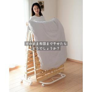 折りたたみベッド シングル すのこベッド ギシ...の詳細画像3