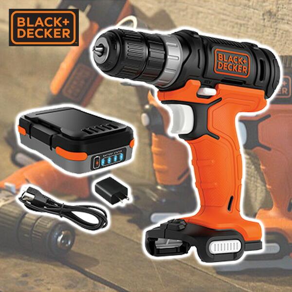 GoPak 10.8V ドリルドライバー (充電池/ACアダプター付き) BDCDD12US1 ドラ...