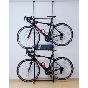 突っ張り 自転車 スタンド ラック 幅62.5...の詳細画像1