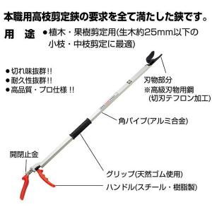 高枝切りばさみ ロング剪定鋏 2.0m N-1...の詳細画像4