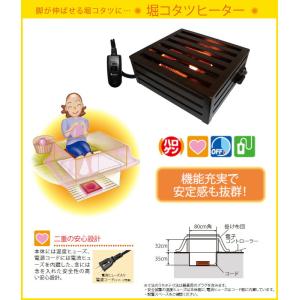 こたつ ヒーター 堀こたつヒーター 電子コント...の詳細画像2