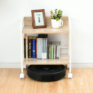 収納ラック キャスター付き 2段 ワゴン スリ...の詳細画像3