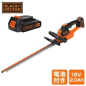 ブラック＆デッカー（BLACK & DECKER） ヘッジトリマー 電池付き 18V