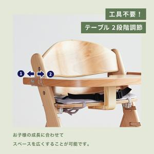 ベビーチェア 木製 ハイチェア スワルン クッ...の詳細画像5