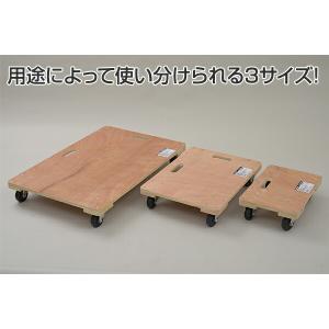 平台車 キャスター付き 木製 (90×60cm...の詳細画像2