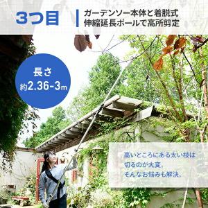 高枝切りバサミ 4WAY 高枝 ポールトリマー...の詳細画像5