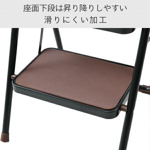 踏み台 折りたたみ 2段 クッション付き WC...の詳細画像4