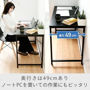 デスク 幅100 奥行49 高さ70 2口コン...の詳細画像3