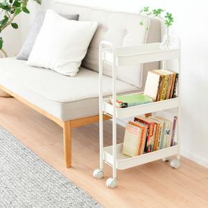 ワゴン キッチンワゴン キャスター付き 幅18...の詳細画像4