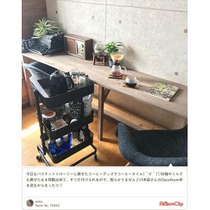 ワゴン キッチンワゴン おしゃれ キャスター付...の詳細画像4