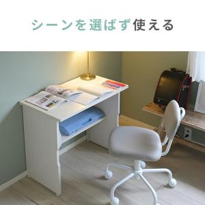 折りたたみテーブル 木製 棚付き 幅80 MO...の詳細画像5