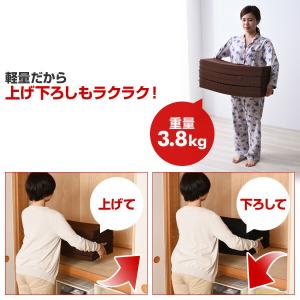 6つ折り マットレス 高硬度 固め 265N ...の詳細画像4