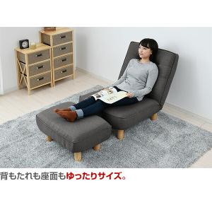リクライニング ソファ 一人掛け 幅66.5 ...の詳細画像5