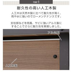 室外機カバー エアコン室外機カバー アルミ お...の詳細画像3
