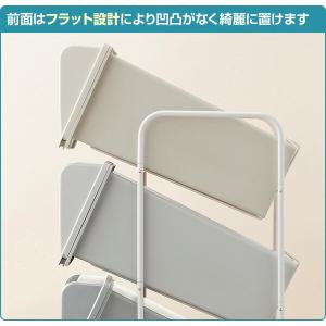 ゴミ箱 分別 縦型 21L×5段 キャスター付...の詳細画像3