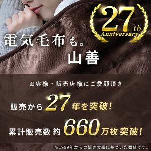 山善 フランネル電気毛布 敷き 掛け敷き兼用 ...の詳細画像1
