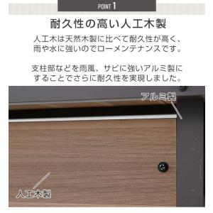 室外機カバー エアコン室外機カバー アルミ お...の詳細画像3
