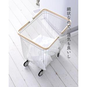 ランドリーバスケット キャスター付き 37L ...の詳細画像5