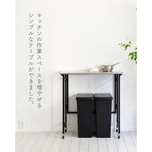 キッチン 作業台 キャスター付き ステンレス天...の詳細画像1