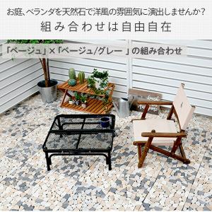 デッキパネル 天然石マット 防草シート付き 1...の詳細画像5