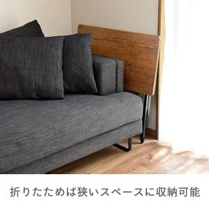 折りたたみテーブル 2口コンセント付き 幅80...の詳細画像4