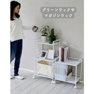 キャスター付き スチールラック 2段 CPR-...の詳細画像5