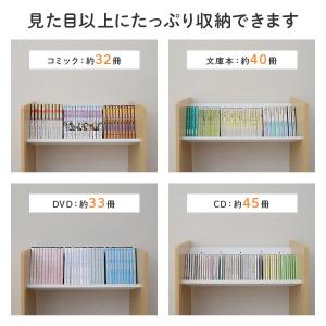 ファイルワゴン ファイルラック 2段 斜め キ...の詳細画像5